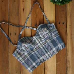 RARE Pendleton Adorable Plaid Crop Top
